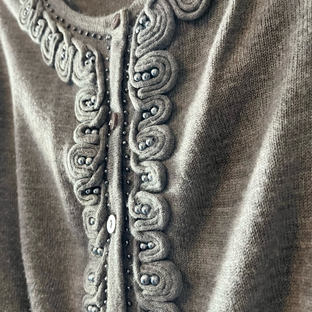 By Design Gray Button-Down Cardigan - Picture 4 of 8